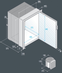 Alternative view of Buzdolabı. Model C42LX OCX2