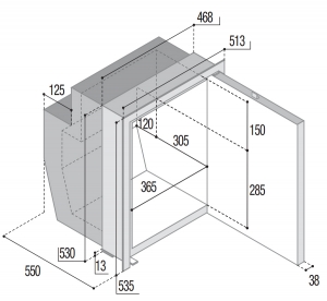Alternative view of Buzdolabı. Model C62iX OCX2