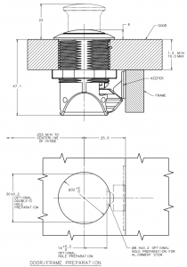 Southco Marine çekmece/dolap kulbu - Görsel 3