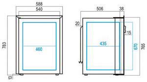 Alternative view of Buzdolabı. Model C130LX OCX2. Paslanmaz çelik kapaklı.