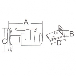 Alternative view of Kapı stoperi ve Tutucusu