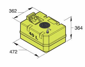 Alternative view of Vetus su tankları