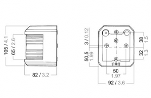 Alternative view of Aqua Signal 41 serisi seyir feneri
