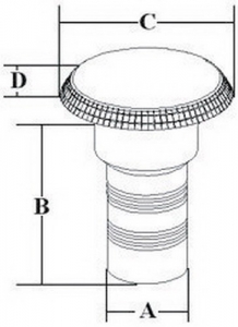Alternative view of Southco Marine pis su çıkış ağızı
