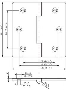 Alternative view of Gömme menteşe