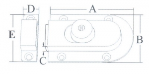 Alternative view of Sürgü kilit