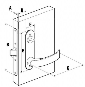 Alternative view of Mobella kapı kilidi