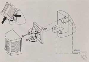 Alternative view of Güverte montaj braketi. Plastik