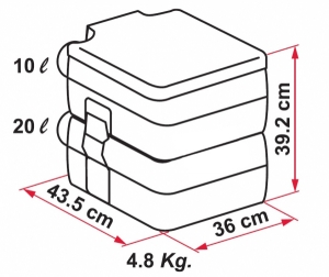 Alternative view of Portatif tuvalet
