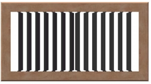 Tik çerçeveli hava çıkış ızgarası