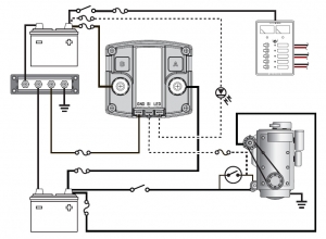 Alternative view of Blue Sea Systems otomatik şarj rölesi