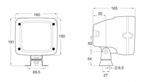 Alternative view of Hella Marine güverte aydınlatma lambası