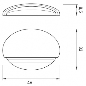 Alternative view of Quick Marine Lighting. Model EYELID.