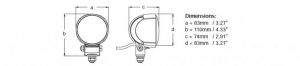 Alternative view of Hella Marine Led Module 70 Mega Beam Güverte aydınlatma lambası