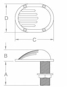 Alternative view of Groco filtreli su girişi, bronz