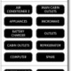 Basic AC Panel etiket seti