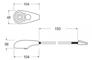 Alternative view of Hella Marine ledli harita lambası