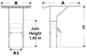 Alternative view of Alüminyum T-Top