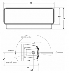 Alternative view of Lumitec Maxillume h60 güverte aydınlatma lambası