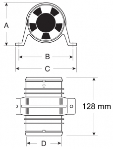 Alternative view of Attwood blower