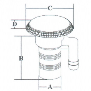 Alternative view of Southco Marine su dolum ağızı